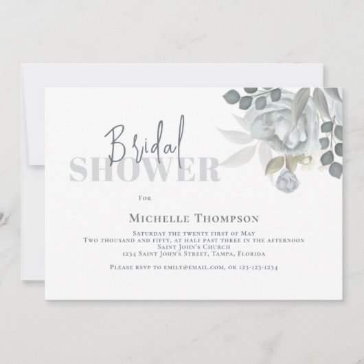 Eenvoudige plattegrond Vrijgezellenfeest Blue QR C Kaart (Voorkant)