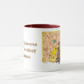 Eenvoudige pleziertjes brengen het meeste geluk mok (Midden)