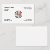 Eenvoudige plug klassieke Visitekaartjes (Voorkant / Achterkant)