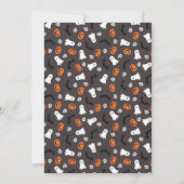 Eenvoudige Pompoen Carving Party Halloween Spooky Kaart (Achterkant)