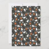 Eenvoudige Pompoen Carving Party Halloween Spooky Kaart (Achterkant)