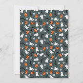 Eenvoudige Pompoen Carving Party Halloween Spooky Kaart (Achterkant)