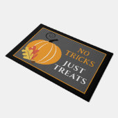 Eenvoudige pompoen val bladeren Halloween Deurmat (Schuin)