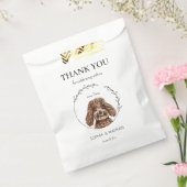 Eenvoudige Poodle-huwelijksbedankje Bedankzakje (Gezegeld)