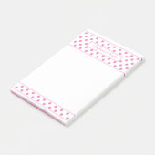 Eenvoudige poolpuntroze, op maat van de dunne rand post-it® notes (Schuin)