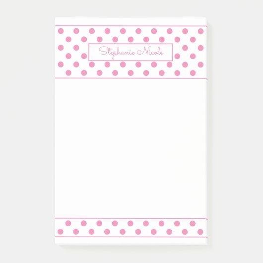 Eenvoudige poolpuntroze, op maat van de dunne rand post-it® notes (Voorkant)