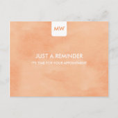 Eenvoudige postwiskundige herinnering QR-code Briefkaart (Voorkant)