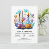 Eenvoudige Potion Whimsy Wetenschapper Verjaardag Kaart (Staand voorkant)