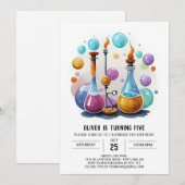 Eenvoudige Potion Whimsy Wetenschapper Verjaardag Kaart (Voorkant / Achterkant)