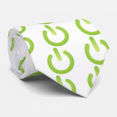 Eenvoudige Power Button Stropdas (Opgerold)