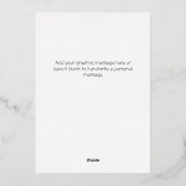 Eenvoudige Prettige feestdagen Verticaal 3 Foto |  (Achterkant)