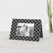 Eenvoudige Prettige feestdagen zwart Kaart (Achterkant)