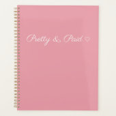 Eenvoudige Pretty & Met Hart Betaalde Planner (Voorkant)
