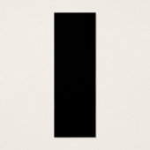 Eenvoudige prijsgrootte mini-Labels zwart Mini Visitekaartjes (Achterkant)