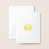 Eenvoudige prijslijst voor witte gouden Logo in El Folie Kaarten (Met envelop)