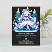 Eenvoudige Prinses Verjaardag Kaart (Staand voorkant)