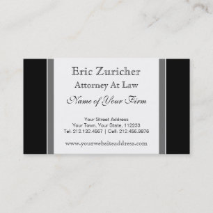 Eenvoudige procureur bij wet visitekaartje