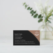 Eenvoudige procureur-Visitekaartjes Visitekaartje (Staand voorkant)