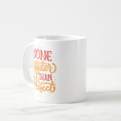 Eenvoudige Productiviteit Dagelijkse Herinnering L Koffiemok (Voorkant links)