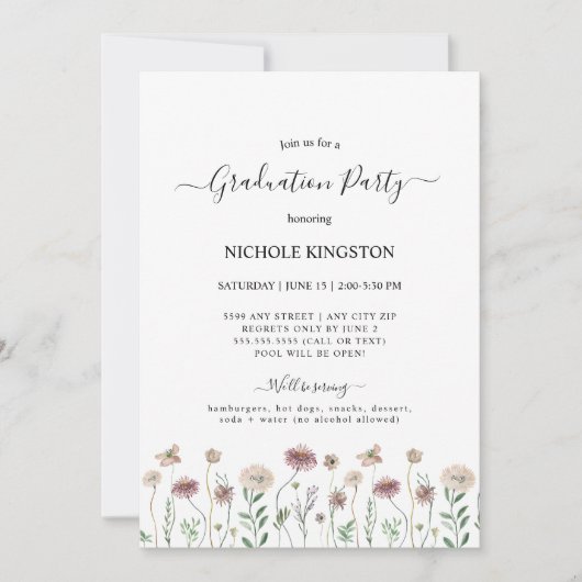 Eenvoudige proefbloem kaart (Voorkant)