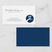 Eenvoudige Professional | Klassieke pijler Visitekaartje (Voorkant / Achterkant)