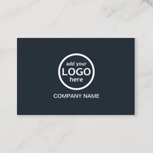 Eenvoudige Professionele 2 kleuren voegen uw logo  Visitekaartje (Achterkant)