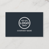 Eenvoudige Professionele 2 kleuren voegen uw logo  Visitekaartje (Achterkant)