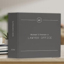 Eenvoudige professionele advocaat monogrammen