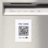 Eenvoudige professionele bedrijfs-scan om QR-code  Magneet (Insitu (Vaatwasser))