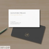 Eenvoudige professionele bemiddeling visitekaartje