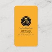 Eenvoudige professionele beste driver visitekaartje (Achterkant)