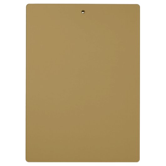 Eenvoudige Professionele Brons Monogram Naam + Ini Klembord (Achterkant)