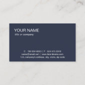 Eenvoudige Professionele Elegante Custom Logo Mini Visitekaartje (Achterkant)