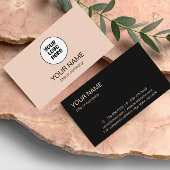 Eenvoudige Professionele Elegante Custom Logo Mini Visitekaartje