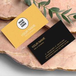 Eenvoudige Professionele Elegante Custom Logo Mini Visitekaartje