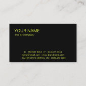 Eenvoudige Professionele Elegante Custom Logo Mini Visitekaartje (Achterkant)