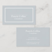 Eenvoudige professionele elegante moderne legantie visitekaartje (Voorkant / Achterkant)