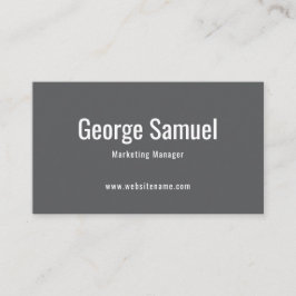 Eenvoudige Professionele Elegante Werknaam Functie Visitekaartje