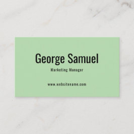 Eenvoudige Professionele Elegante Werknaam Functie Visitekaartje