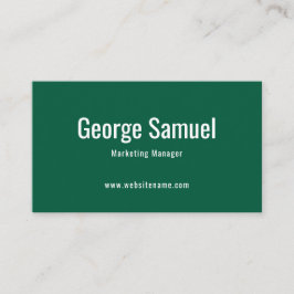 Eenvoudige Professionele Elegante Werknaam Functie Visitekaartje