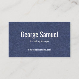 Eenvoudige Professionele Elegante Werknaam Functie Visitekaartje