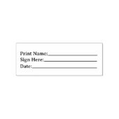 Eenvoudige professionele factuur rubberstempel (Afrduk)