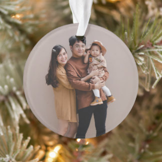 Eenvoudige professionele foto acryl cirkel ornament
