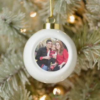Eenvoudige professionele foto keramische bal ornament