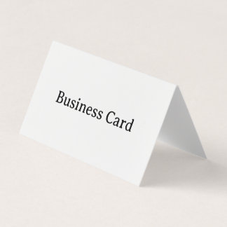 Eenvoudige professionele horizontale tent opgevouw visitekaartje