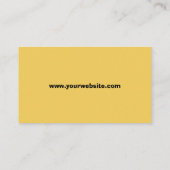 Eenvoudige professionele huis schoonmaken Visiteka Visitekaartje (Achterkant)