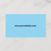 Eenvoudige professionele huis schoonmaken Visiteka Visitekaartje (Achterkant)