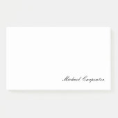 Eenvoudige professionele kalligrafie post-it® notes (Voorkant)
