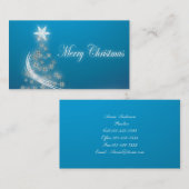 Eenvoudige professionele Kerstmis Promotionele Visitekaartje (Voorkant / Achterkant)