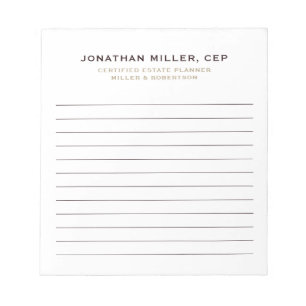 Eenvoudige, professionele led notitieblok